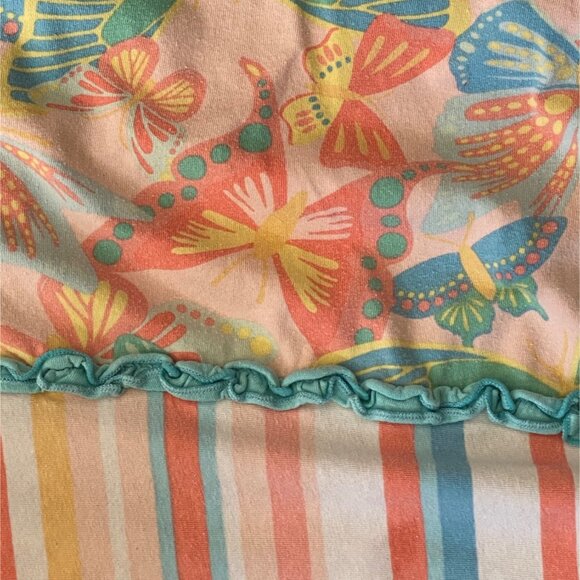 Matilda Jane You Give Me Butterflies Blanket Reversible Quilt Throw 52" X 42" - Picture 5 of 12